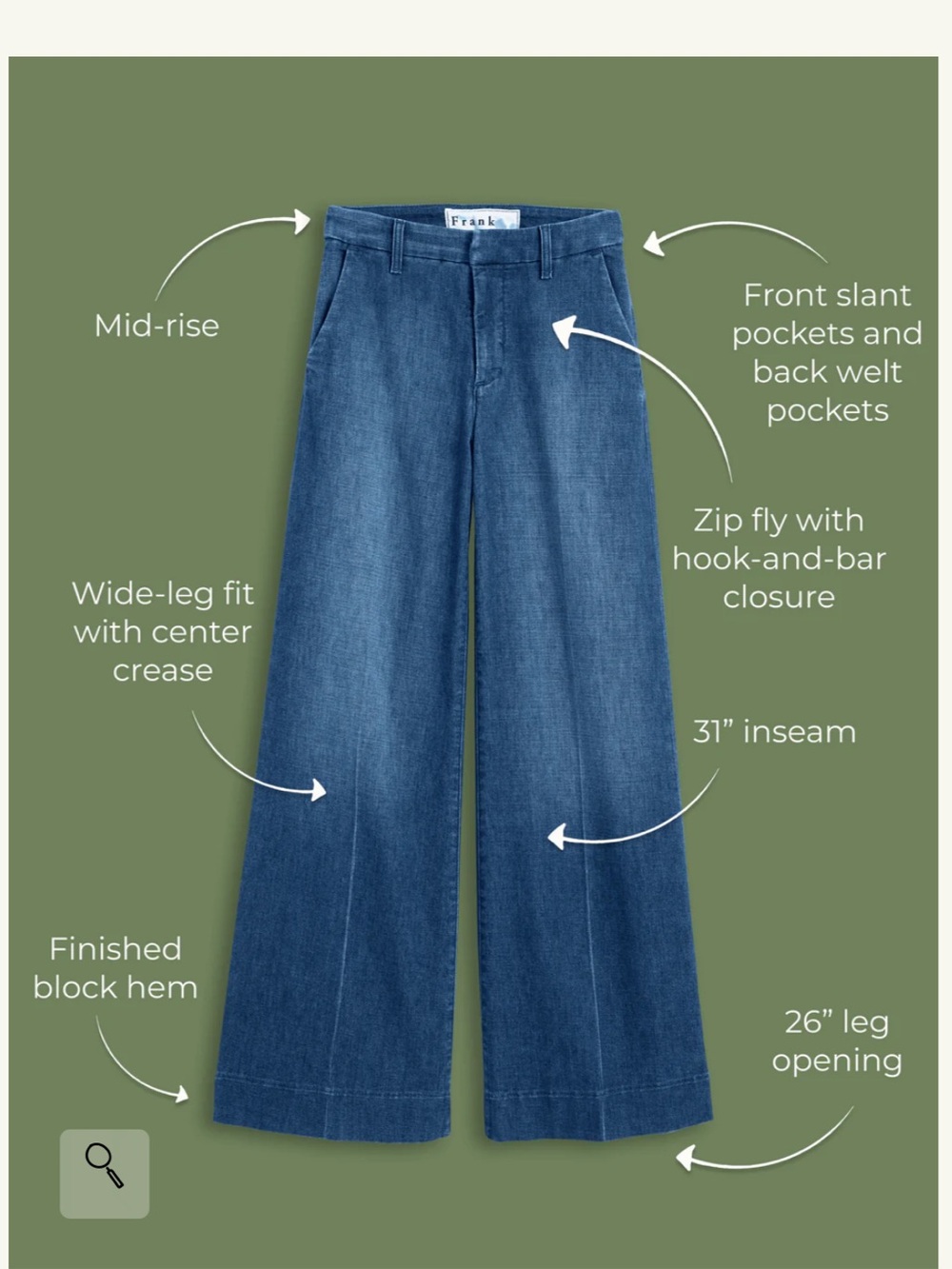 Frank & Eileen west Village NYC Trouser - Picture 6 of 13